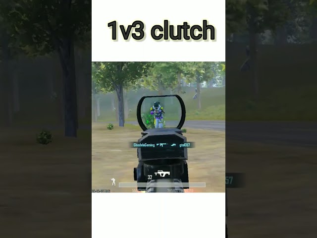 Fastest 1v3 Clutch in Bgmi ll fastest 1v3 clutch in pubg mobile #Bgmi #PubgMobile #trending #gaming