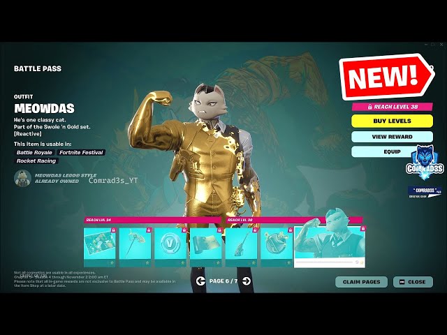 Fortnite Chapter 2 Remix Battle Pass Full, Bonus Rewards (Dynamo Tntina Meowdas, 1-Ball, more)