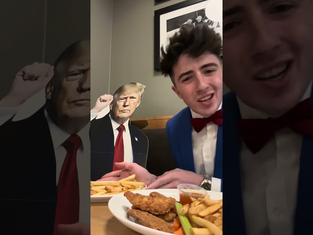 Me and Mr Donald Trump out for lunch #viralvideo #funny #fyp #comedy #donaldtrump #trump #jokes