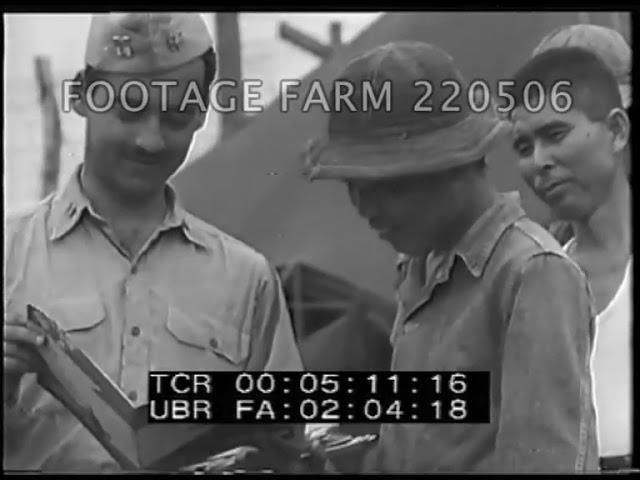 Japanese POWs Exercising, Eating In Prisoner of War Camp, 1940 | 220506-01 | Footage Farm Ltd