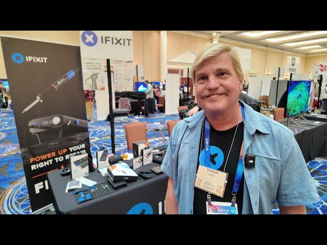 iFixit Pro Tech Go Toolkit at #ces2025: Repairability, Pro Tech Go, Soldering, AI & Right-to-Repair