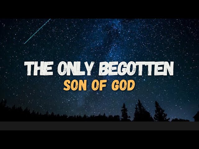 THE ONLY BEGOTTEN SON OF GOD