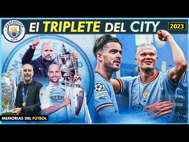 El TRIPLETE del MANCHESTER CITY 🏆🏆🏆 (2023) La PELÍCULA 💙🤍