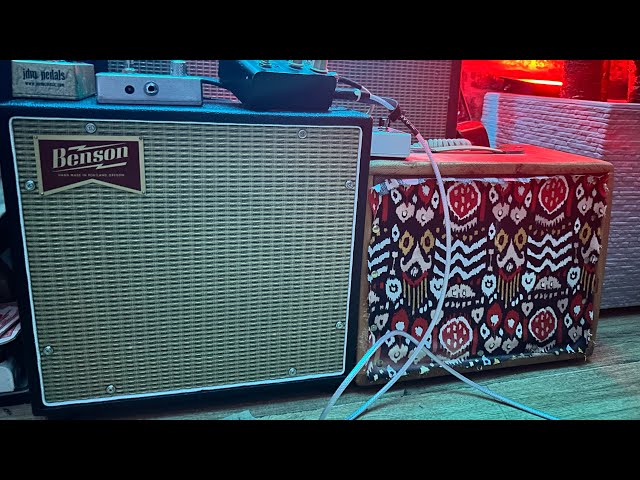 Benson Vinny Reverb and a Tweed Princeton Clone