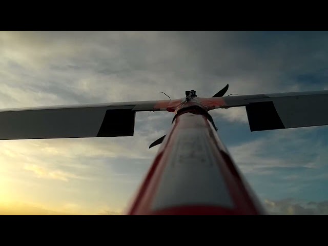 RC Aircraft flying in Isombridge Airfield(Hamlet in Shropshire)with camera at the back of the plane!