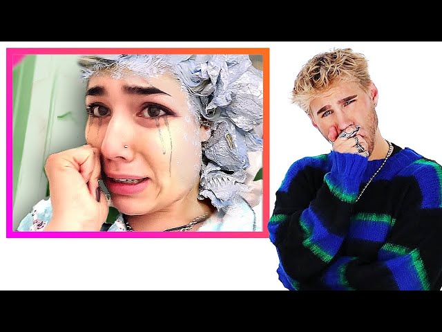 Hairdresser Reacts To Disaster DIY Bleaching