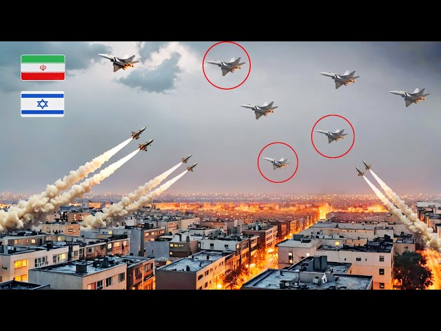 Today! Iranian fighter jets armed with supersonic missiles destroy Israeli presidential