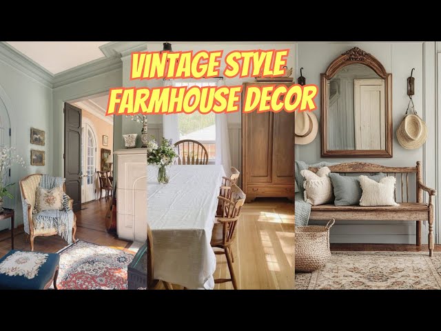 100+ Best Vintage Farmhouse Decor Ideas: Timeless Rustic Charm for a Cozy Home!"#farmhouse #vintage