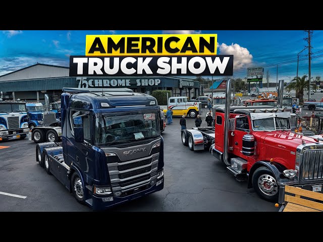 Scania Semi Attends American Truck Show!