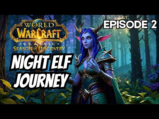 Night Elf Druid Leveling in WoW Season of Discovery | Relaxing Gameplay | Part 2