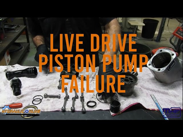 Vibrations from a Live Drive Bent Axis Piston Pump Failure Analysis