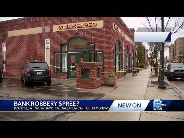 Thieves target two Wells Fargo banks in Milwaukee County