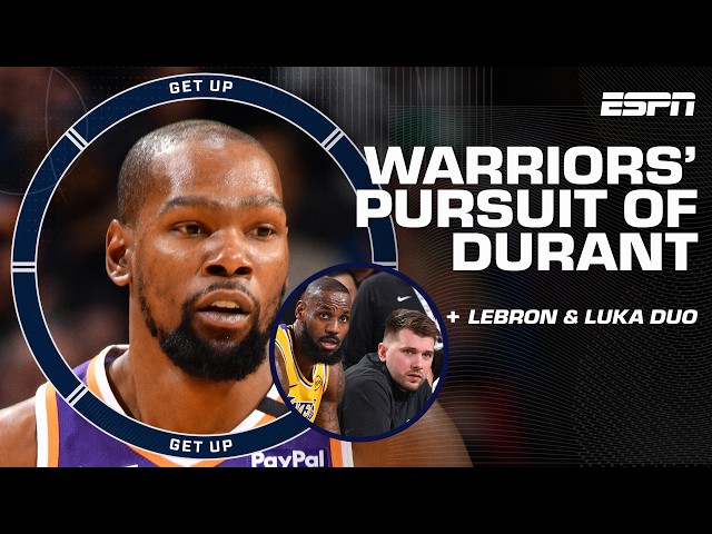 Will Golden State make a move for Kevin Durant? 👀 + How well can LeBron & Luka COEXIST? 🤔 | Get Up