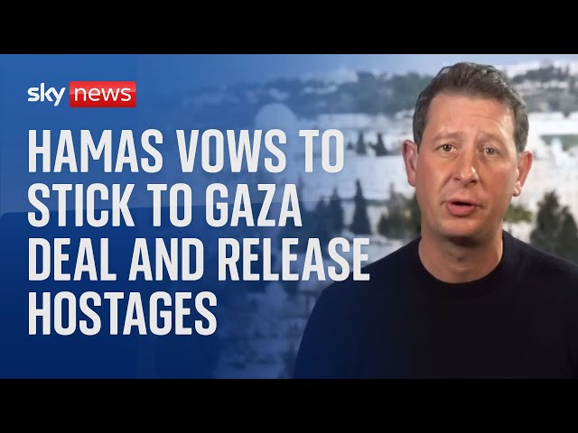 Hamas says it will release Israeli hostages as planned amid fears of ceasefire collapse