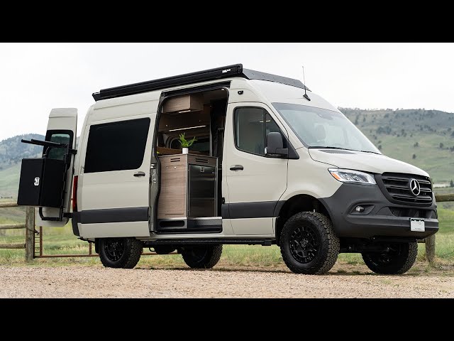 VAN TOUR | Custom 144 Sprinter AWD With Shower/Sauna