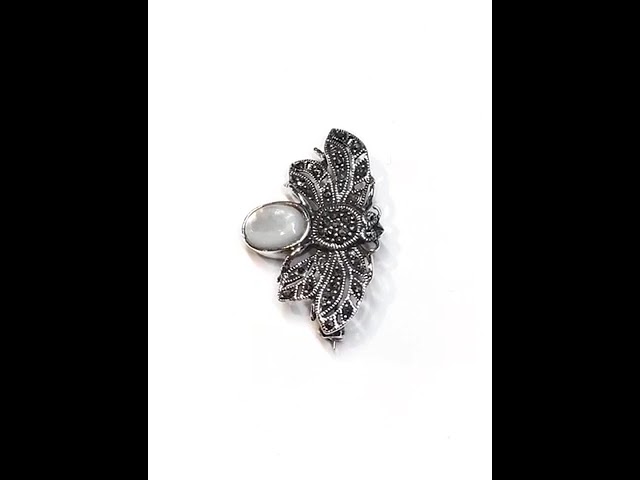 Mothra fan? Here is a unique specimen to jazz up your style w/, an amazing Sterling Moth Brooch!