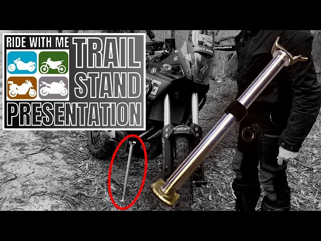 RIDE WITH ME TRAIL STAND FOR ADVENTURE BIKES WITHOUT CENTRE STANDS