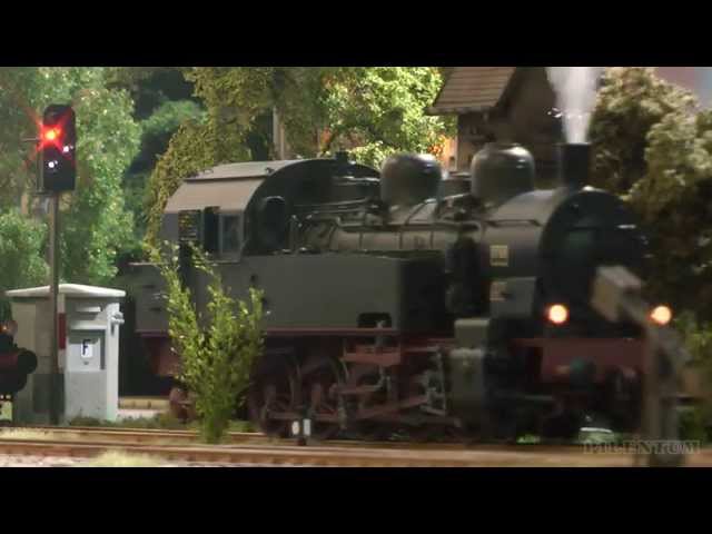 Steam locomotive in O scale with sound