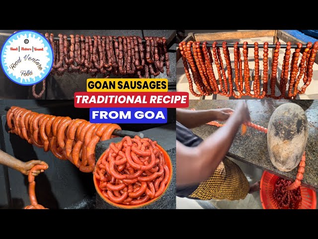 40+ Year Old Goan Sausage making process Indo-Portuguese Traditional Choris | Chorizo | Chouriço Pão