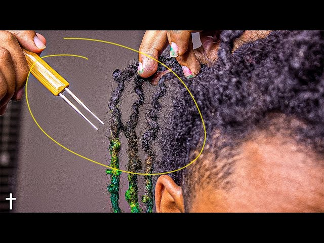 How To Combine Skinny Dreadlocks