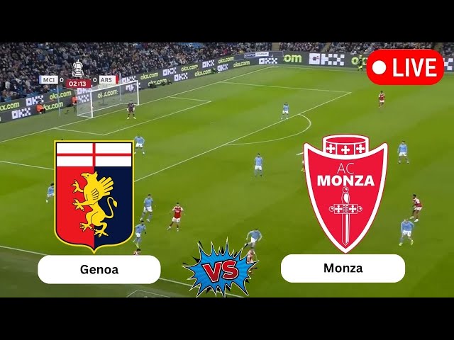 Genoa vs Monza | Italian Serie A | Today football full match live streaming