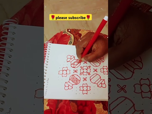 16*6*6 dots kolam#pongal kolam#rangoli 🌹please subscribe🌹