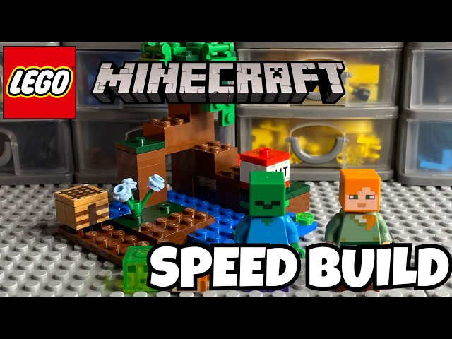 Build with me Lego Minecraft 21240 The Swamp Adventure!