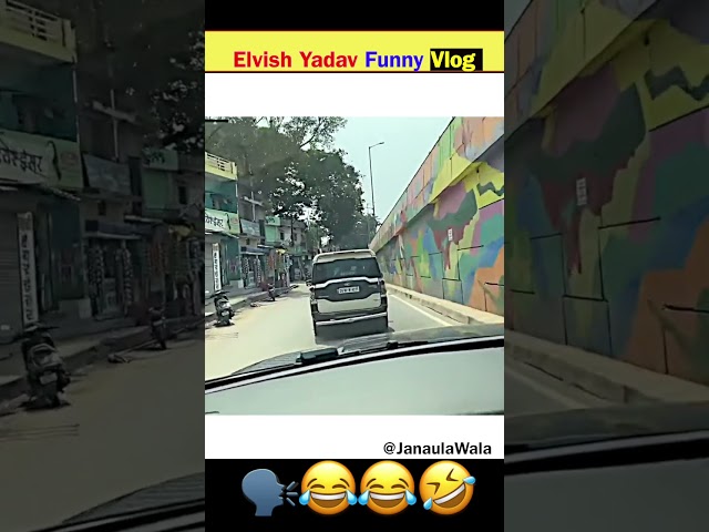 Elvish Yadav with Police Cars in Chattisgarh 😱 #shorts #elvishyadavvlogs