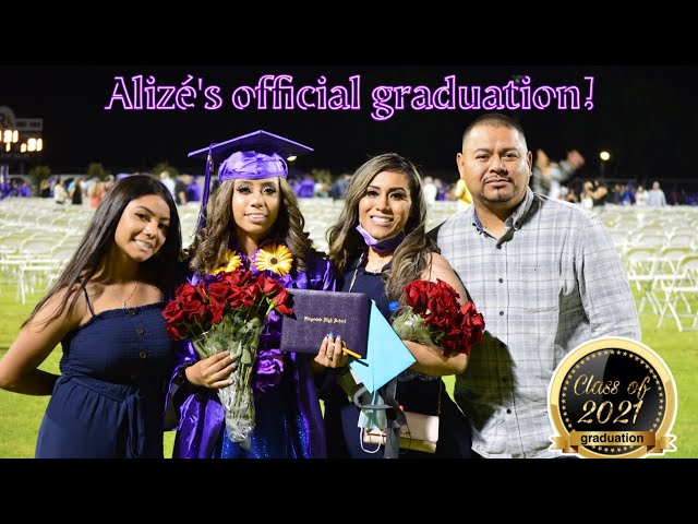 Alizé’s official High school graduation 👩‍🎓 with a Gold seal diploma! | 4K cinematic format! |TGRF