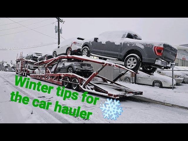 5 Winter Car Hauling Tips