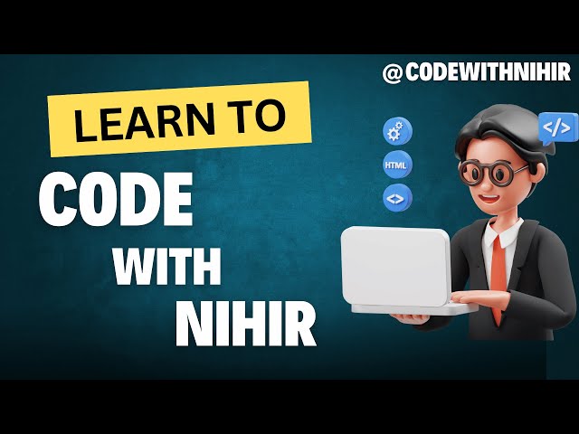 🎉 Big Announcement! Launching My New Programming Channel: Code with Nihir 🚀 @CodeWithNihir