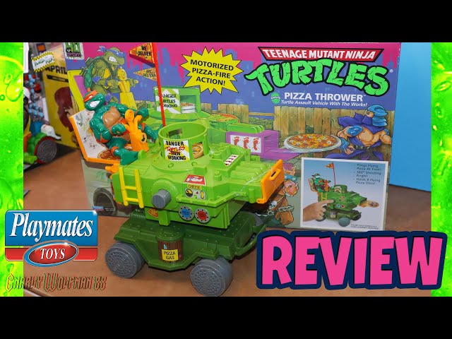 Teenage Mutant Ninja Turtles Pizza Thrower Vehicle Re-Issue Review | Playmates 2024