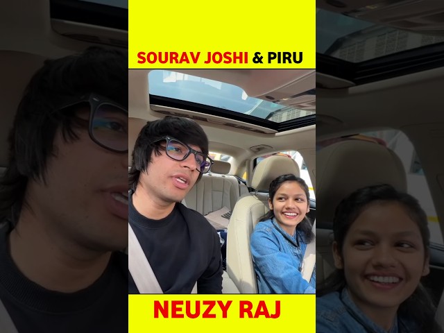 Sourav joshi and Piru Kaise mile?😍#souravjoshi #priyadhapa #souravjoshivlogs #shorts