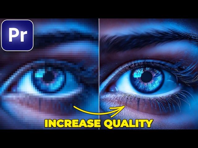 How to INCREASE VIDEO QUALITY in Premiere Pro