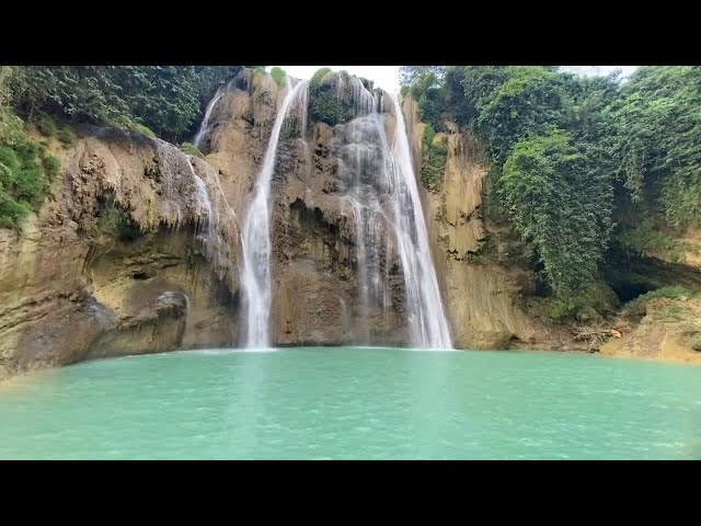 Relaxing Waterfall Sounds for Sleeping | Fall Asleep & Stay Sleeping with Air White Noise | 10 Hours