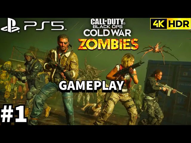 Call of Duty: Black Ops Cold War Zombie Mode PS5 Gameplay 01