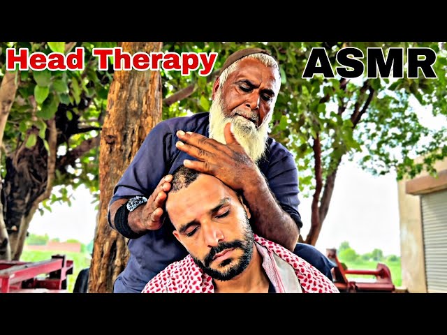 ASMR || DEEP TISSUE BODY AGGRESSIVE MASSAGE THERAPY || OLD BABA BAGU DOING MASSAGE FOR HIS FAMILY