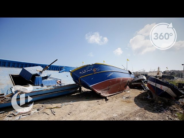 The Cramped Quarters of a Migrant Boat | The Daily 360 | The New York Times