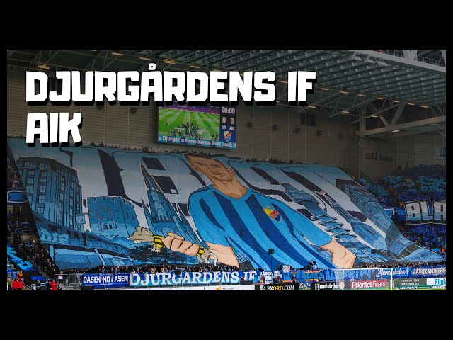 Djurgårdens IF - AIK | Hey jude + tifo + SFGD | 2022