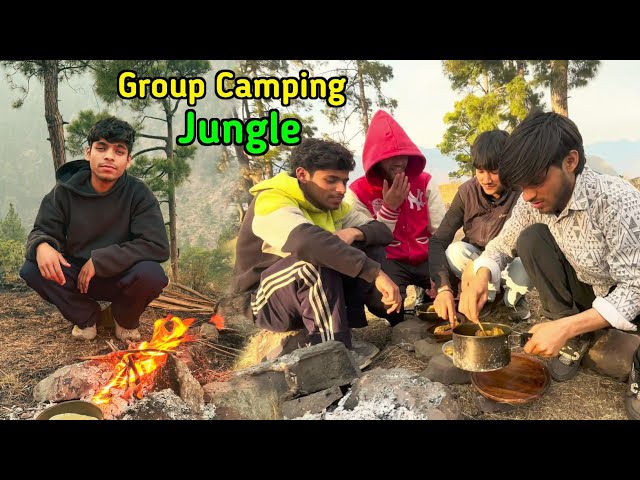 Group Camping In Cold Weather In India | Jungle Camping In Ramban | Irfan Camping Vlogs