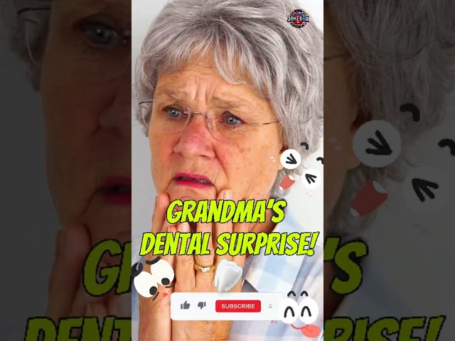 Grandma’s Dental Surprise! 😂  #jokebox #funny #comedy #dentist #shorts #viralshorts #jokes #humor