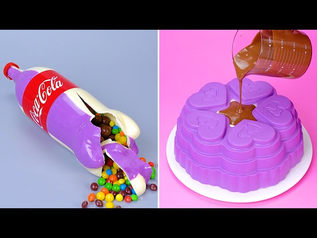 Wonderful PURPLE Cake Decorating Tutorials | Amazing Chocolate Cake Decorating Compilation