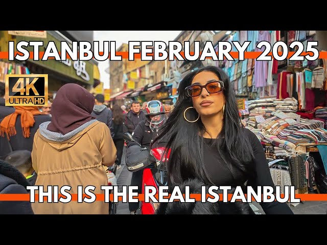 ISTANBUL TURKEY 2025 CITY CENTER GRAND BAZAAR SHOPS,EMINONU MARKET,STREET FOODS 4K UHD WALKING TOUR