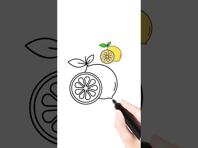 Lemon 🍋 Drawing #lemondrawing