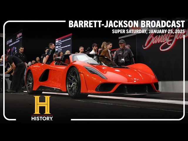 Barrett-Jackson HISTORY Broadcast // Super Saturday, January 25 // Barrett-Jackson 2025 Scottsdale