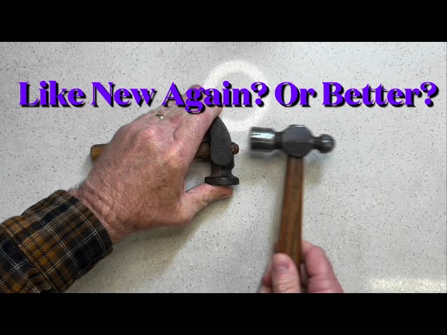 Restoring Leathercraft Hammer | Leathercraft Tool Restoration | Tool Restoration  #toolrestoration