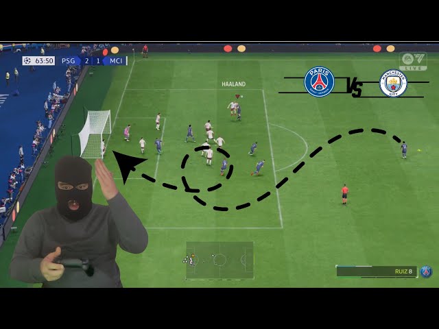 OH MY GOD WHAT’S THIS GOAL 🧐 LENZO - PSG VS MANCHESTER CITY PS5 #lenzo #fc24