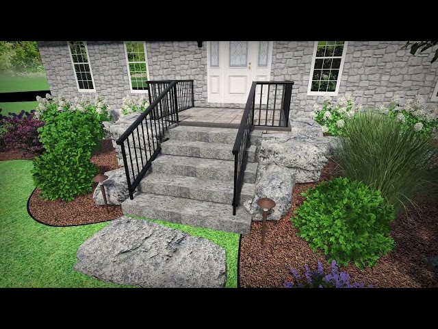 North Gower Front Yard 3D Design