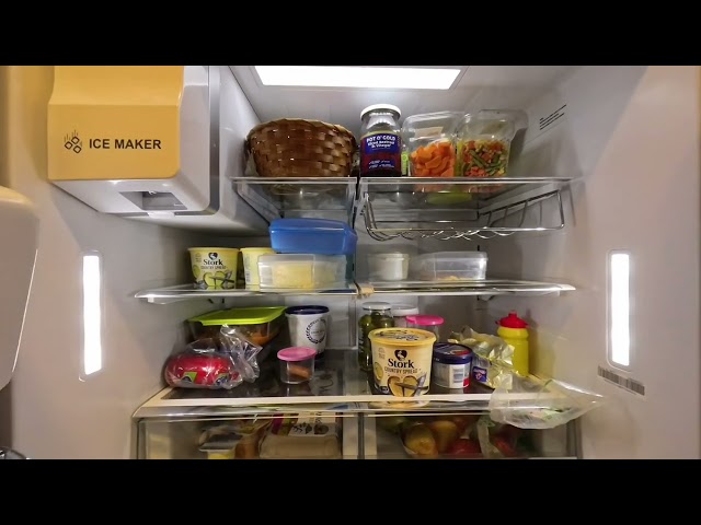 VR180 up close look at fridge contents