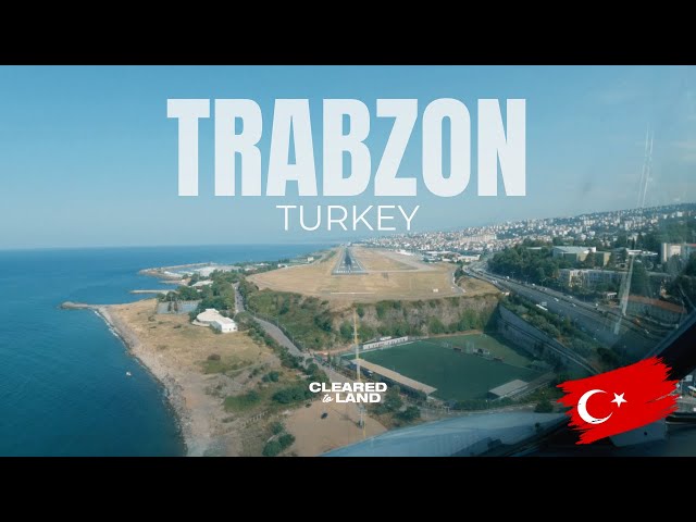 TRABZON | AIRBUS A320 LANDING 4K